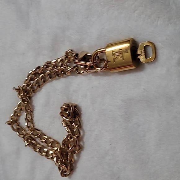 Authentic Louis Vuitton Lock & Key w unbranded chain - Picture 2 of 7